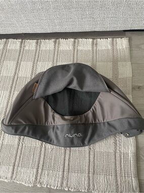 New! Nuna Pipa RX infant car seat canopy granite color
